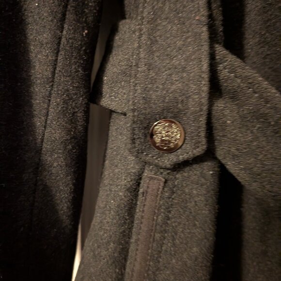Women drak grey coat, knee length, Vince Camuto size small - Picture 6 of 8